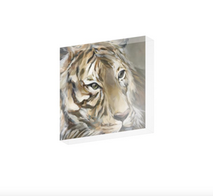 4x4 Tiger Acrylic Block