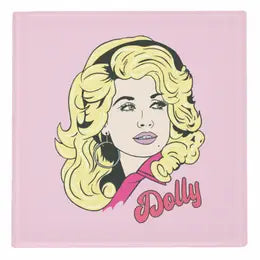 Dolly Parton Coaster- Pink