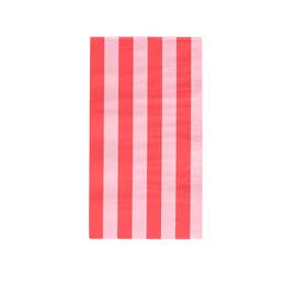 Long Striped Dinner Napkins Blush & Cherry Stripes