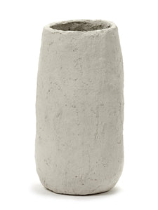 Vase Marie Paper Mache Beige