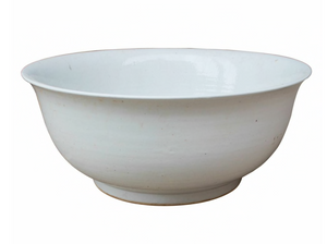 Busan White Flare Rimmed Bowl