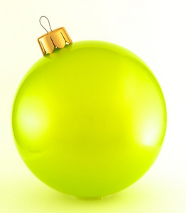 Holiball Ornament-Lime