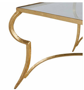 Special Order Brass and Glass Coffee Table