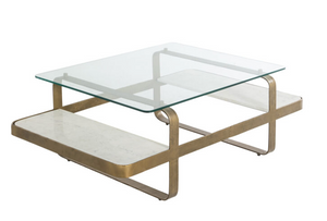 Special Order Abstract Marble Coffee Table