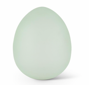 Green Frosted Egg 5.25"