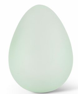 Green Frosted Egg 7.25"