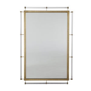 Special Order Acrylic and Brass Mirror