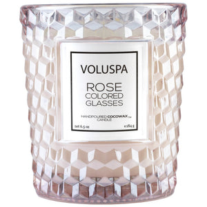 Rose Colored Classic Candle
